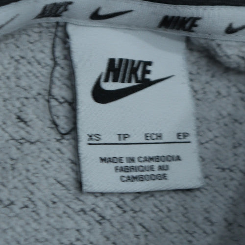 Nike Mens Grey XS Pullover Graphic Logo Sweatshirt
