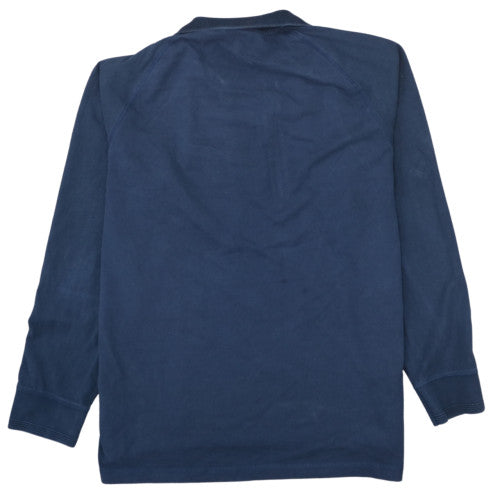 Timberland Men’s Blue L 1/2 Zip Cotton Sweatshirt