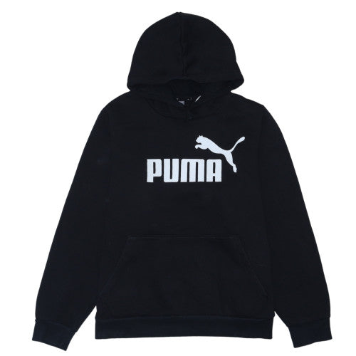 Puma Men’s Black XL Pullover Hoodie Regular Fit Fleece Sportswear