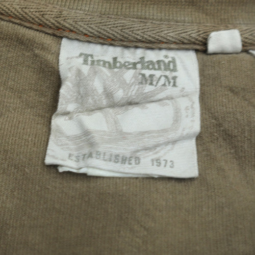 Timberland Men's Brown 1/4 Zip Fleece Sweatshirt Size M