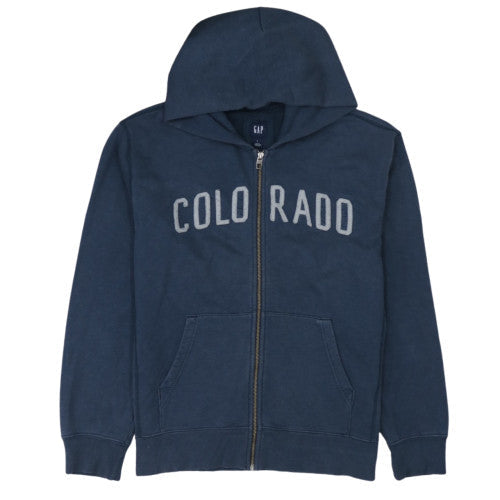 GAP Men's Blue Colorado Full Zip Hoodie Size L