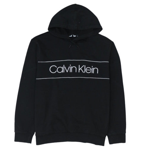 Calvin Klein Men’s Black XL Pullover Logo Hoodie Sweatshirt