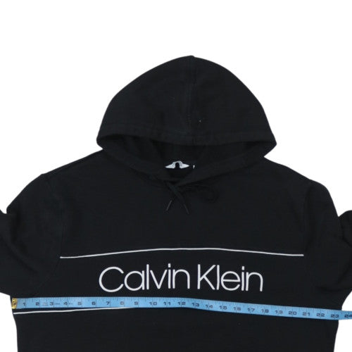 Calvin Klein Men’s Black XL Pullover Logo Hoodie Sweatshirt