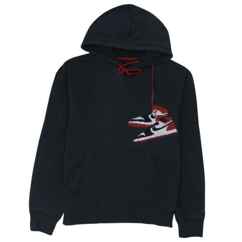 Jordan Men's Black Pullover Hoodie M Graphic Basketball Sportswear