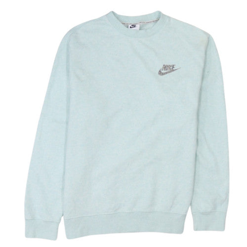Nike Men's Blue Crew Neck Pullover Sweatshirt M Regular Fit