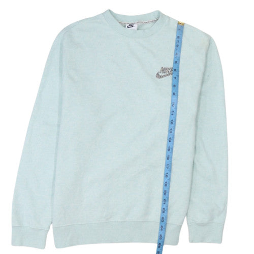 Nike Men's Blue Crew Neck Pullover Sweatshirt M Regular Fit