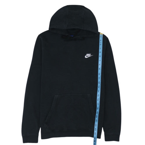 Nike Men's Black Pullover Hoodie M Logo Fleece Sweatshirt