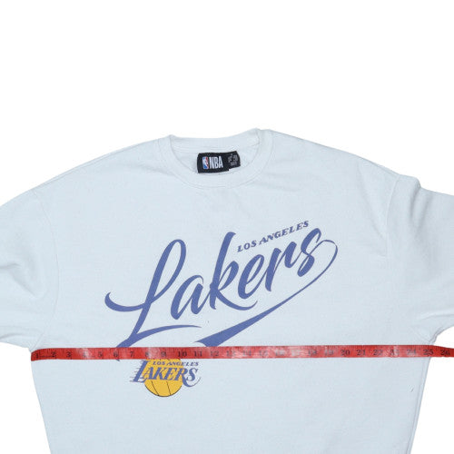 Primark NBA Los Angeles Lakers White Men's Small Pullover Sweatshirt