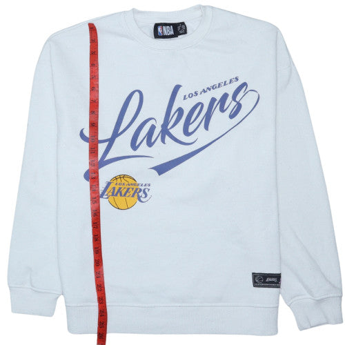 Primark NBA Los Angeles Lakers White Men's Small Pullover Sweatshirt