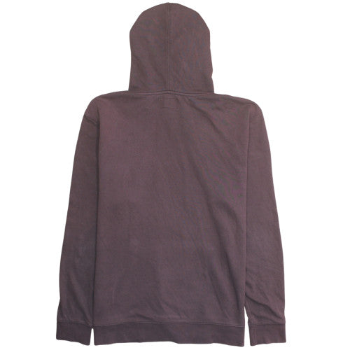 Hurley Men’s Brown Logo Pullover Hoodie Size L Fleece Sweatshirt