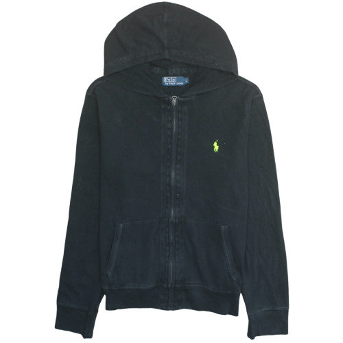Polo Ralph Lauren Mens Black Full Zip Hoodie L