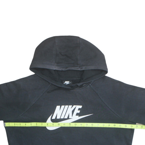 Nike Men's Black Pullover Hoodie L Regular Fit Fleece Sweatshirt