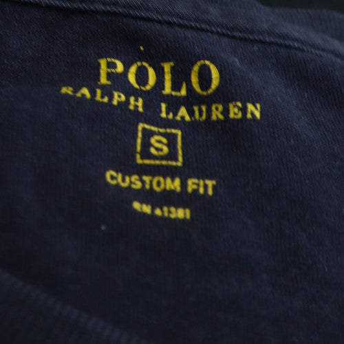 Ralph Lauren Men's Blue Crew Neck Slim Fit Short Sleeve T-Shirt S