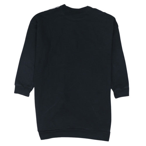 Adidas Mens Black Crew Neck Long Sleeve Pullover Sweatshirt L
