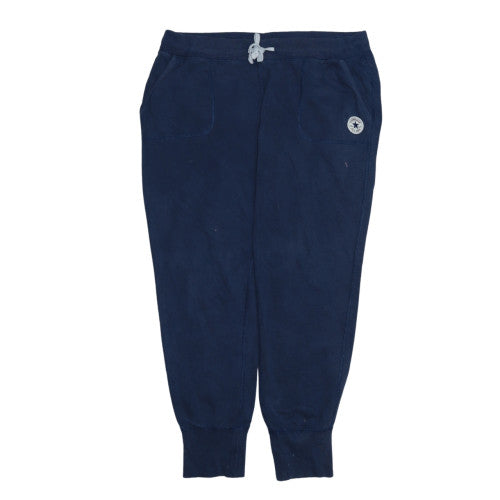 Converse Men's Blue Fleece Jogger Trousers XL Comfortable Activewear