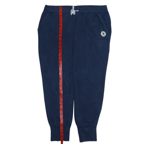 Converse Men's Blue Fleece Jogger Trousers XL Comfortable Activewear