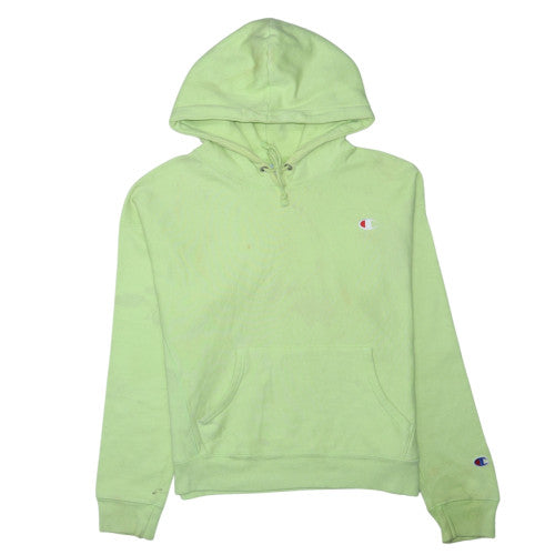 Champion Men's Green Pullover Hoodie L Fleece Reverse Weave