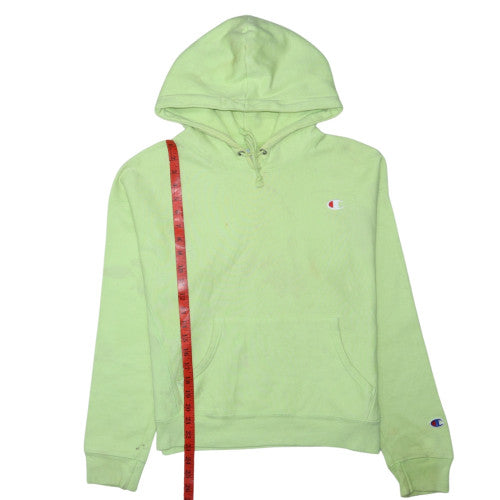 Champion Men's Green Pullover Hoodie L Fleece Reverse Weave
