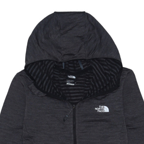 The North Face Womens Black Slim Fit Hooded Full Zip Jacket Size S