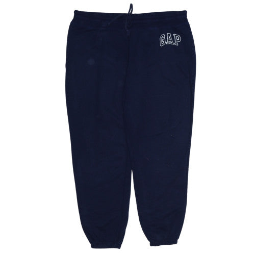 GAP Men’s Blue Fleece Jogger Sweatpants L Regular Fit Drawstring