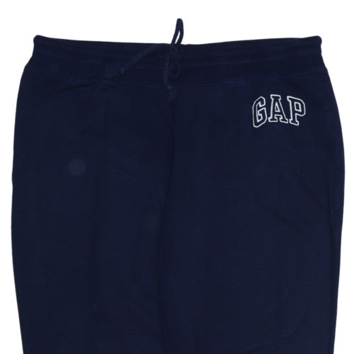 GAP Men’s Blue Fleece Jogger Sweatpants L Regular Fit Drawstring