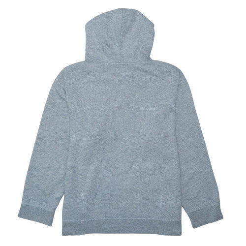 GAP Boys Grey Pullover Hoodie with Logo Embroidery Size 10 Years