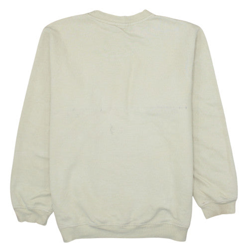 Puma Mens Beige 2XL Pullover Crew Neck Logo Sweatshirt