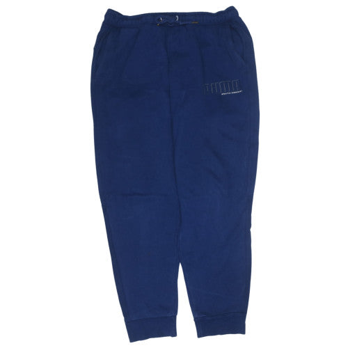 Puma Men's Blue Jogger Sweatpants L Fleece Training Trousers