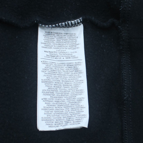 Jordan Men’s Black Crew Neck Pullover Sweatshirt Size S Regular Fit