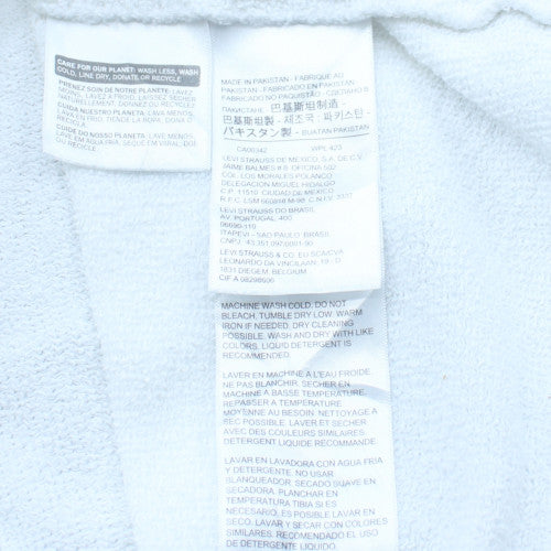 Levi's Men's White XS Crew Neck Pullover Sweatshirt
