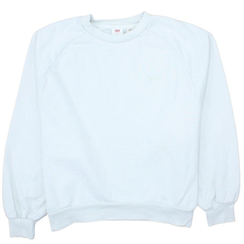 Levi's Men's Light Blue Crew Neck Sweatshirt XS Classic Cotton Blend