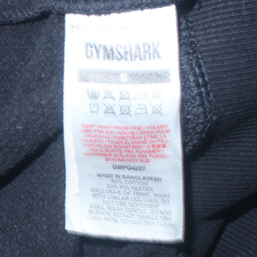 Gymshark Men’s Black Pullover Hoodie Size S Regular Fit