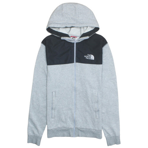 The North Face Men's Grey Full Zip Hoodie Size M Outdoor Fleece