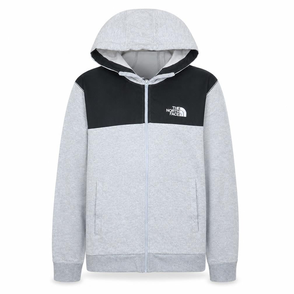 The North Face Men's Grey Full Zip Hoodie Size M Outdoor Fleece
