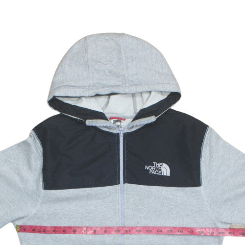 The North Face Men's Grey Full Zip Hoodie Size M Outdoor Fleece