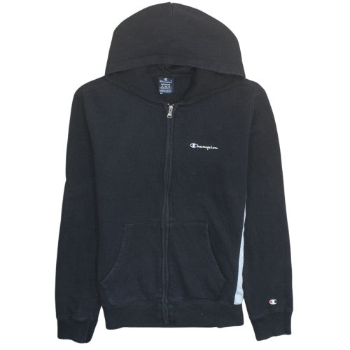 Champion Mens Black Full Zip Hoodie Medium Regular Fit