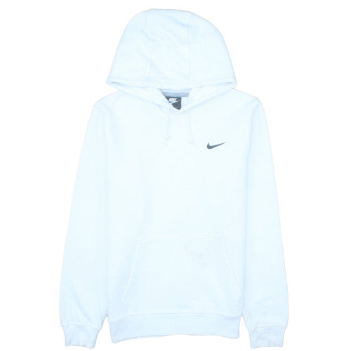 Nike Men's White Pullover Hoodie Small Regular Fit Fleece