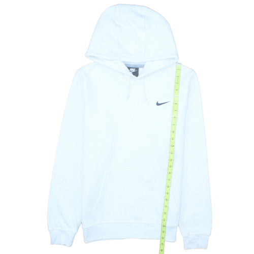 Nike Men's White Pullover Hoodie Small Regular Fit Fleece