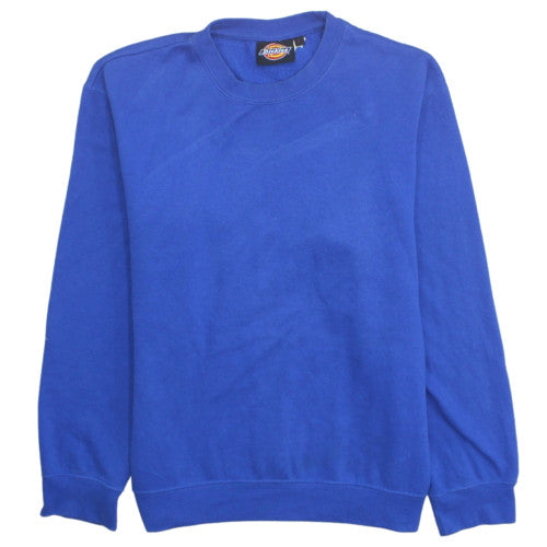 Dickies Mens Blue Crew Neck Sweatshirt L Classic Fit