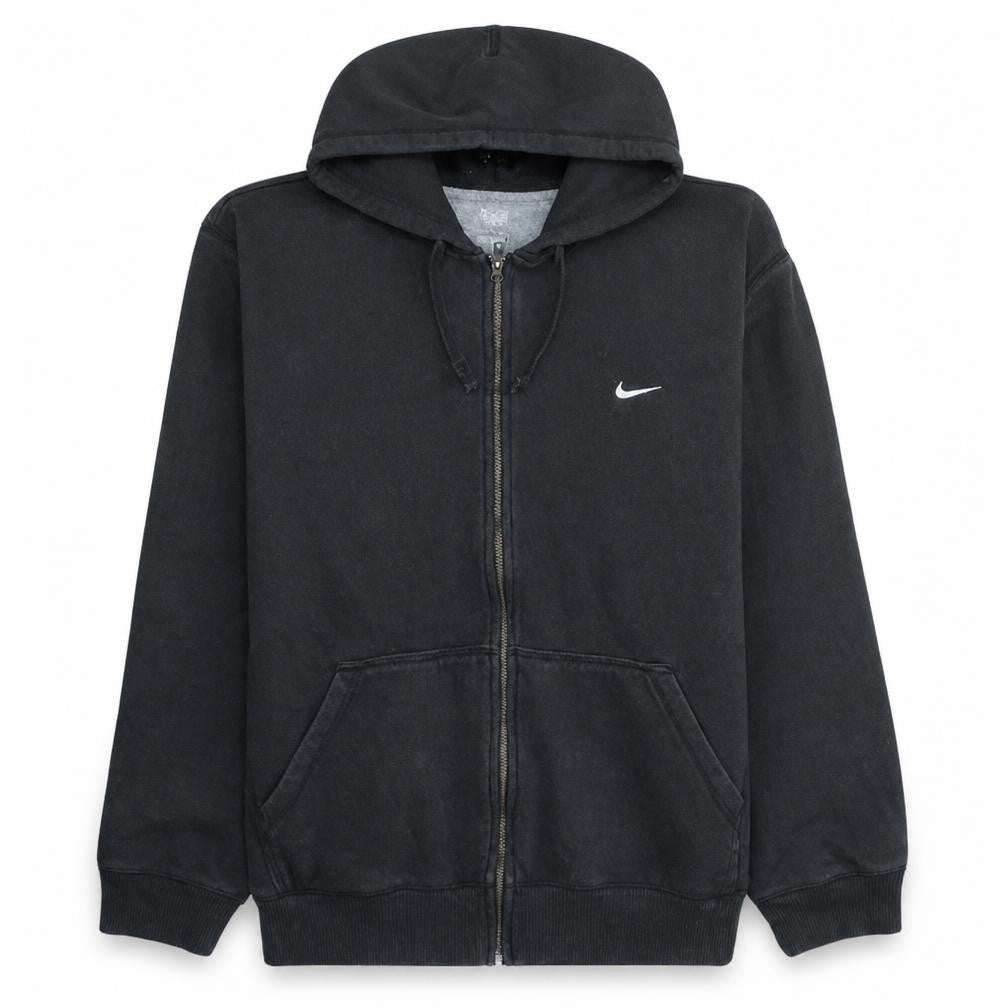Nike Men's Black Full Zip Hoodie XL Fleece Sports Sweatshirt