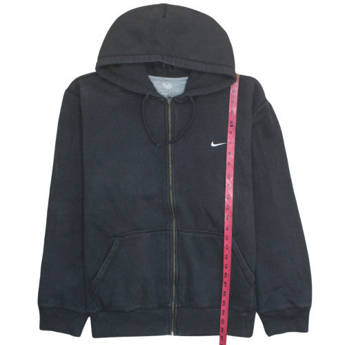 Nike Men's Black Full Zip Hoodie XL Fleece Sports Sweatshirt