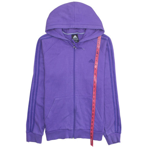 Adidas Men's Purple Full Zip Hoodie Size L Sportswear
