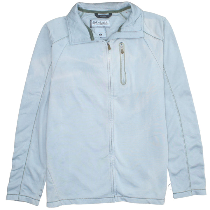 Columbia Men's Grey L Full Zip Lightweight Fleece Active Jacket