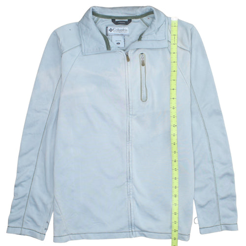 Columbia Men's Grey L Full Zip Lightweight Fleece Active Jacket