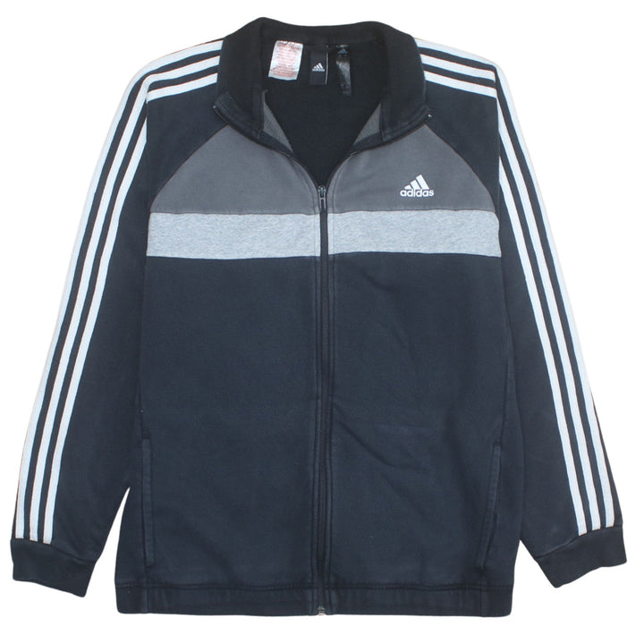 Adidas Mens Blue Full Zip Sweatshirt Jacket Size L Sportswear