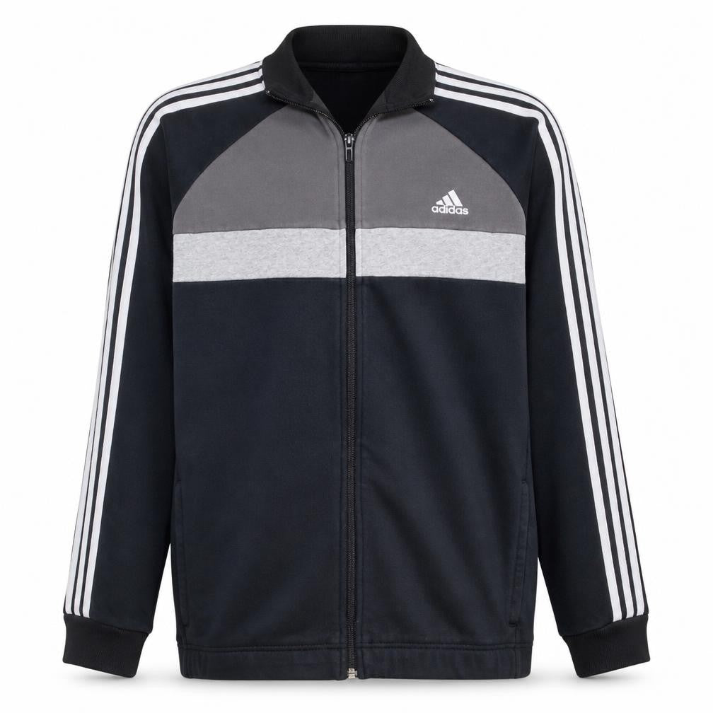 Adidas Mens Blue Full Zip Sweatshirt Jacket Size L Sportswear