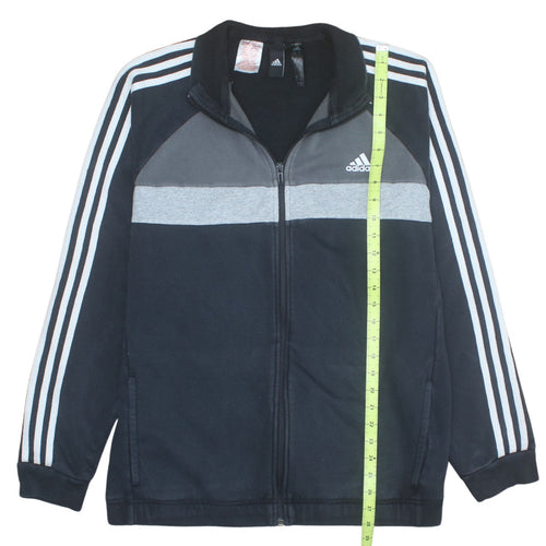 Adidas Mens Blue Full Zip Sweatshirt Jacket Size L Sportswear
