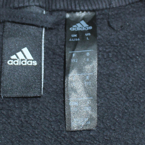 Adidas Mens Blue Full Zip Sweatshirt Jacket Size L Sportswear