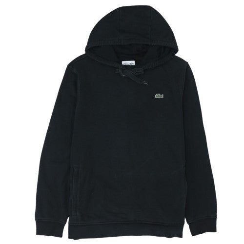 Lacoste Sport Men’s Black Pullover Hoodie XL Cotton Blend