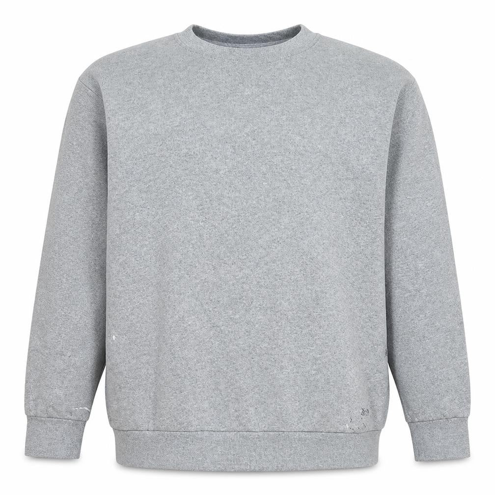 Front view of Nike Men Grey XL Dri-Fit Crew Neck Pullover Sweatshirt